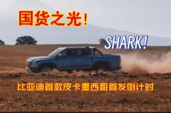 比亚迪首款新能源皮卡定名为SHARK