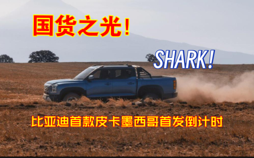 比亚迪首款新能源皮卡定名为SHARK